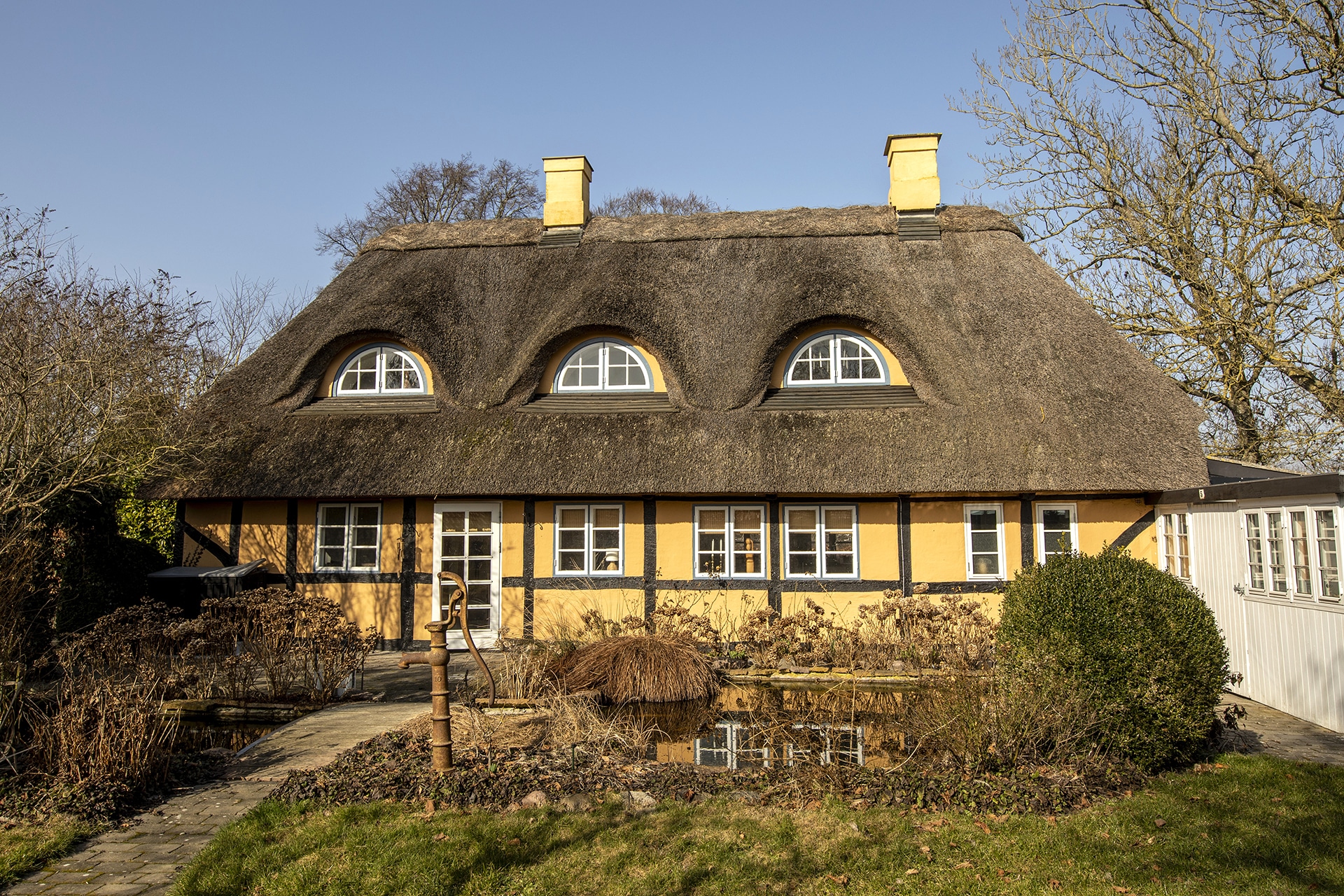 Godsejerhuset m. 3 soveværelser på Skrøbelev Gods